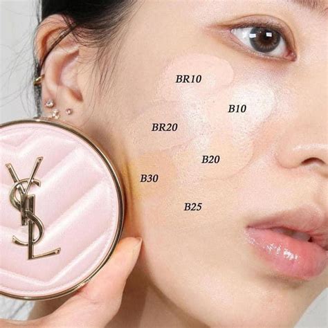 ysl cushion 色號|YSL glow mesh foundation.